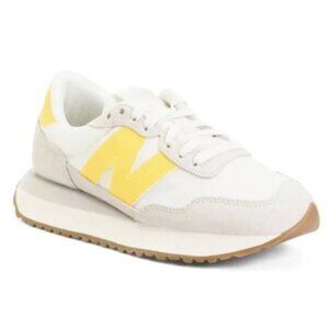 New Balance 237 Casual Women's Sneakers Shoes White Yellow size 8